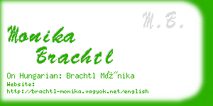 monika brachtl business card